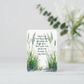 Foto Grasslands Wildgras Visitenkarte (Stehend Vorderseite)