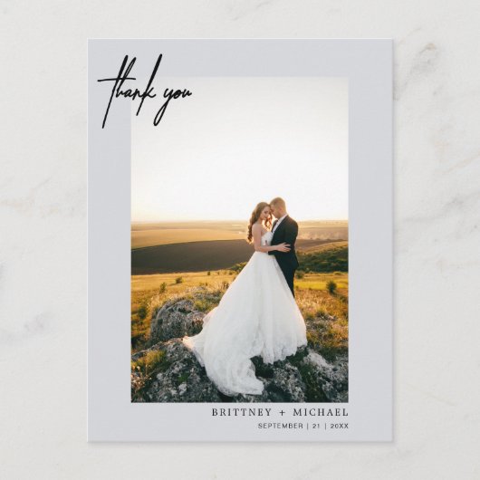 Foto Grau, handgeschrieben Postkarte (Vorderseite)