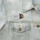 Foto Grau Logo für Mitarbeiter Namensschild (Beispiel)