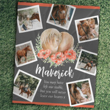 Foto graues Horse-Gedenkherz