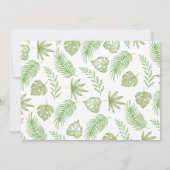 Foto Green Car Safari Wild 1. Geburtstag Einladung (Rückseite)