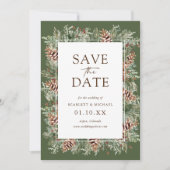 Foto Green Save the Date (Vorderseite)