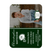 Foto Green | Weißer Abschluss Magnet (Vertikal)