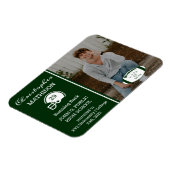 Foto Green | Weißer Abschluss Magnet (Linke Seite)