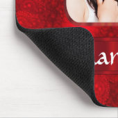 Foto-Grenze des Roten Fraktals Mousepad (Ecke)