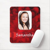 Foto-Grenze des Roten Fraktals Mousepad (Mit Mouse)