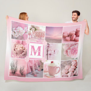 Foto Grid Sakura Fleecedecke