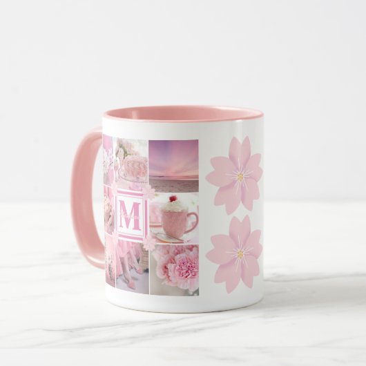 Foto Grid Sakura Tasse (Vorderseite Links)