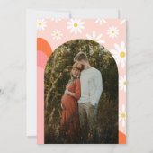 Foto Groovy Kinderdusche Einladung (Rückseite)