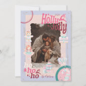 Foto Groovy Nussknacker Retro Pastell Weihnachten (Vorderseite)