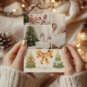Foto Groovy Retro-Schleife Weihnachten