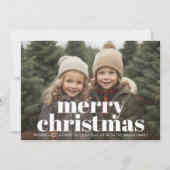 Foto - Grosses fröhliches Weihnachtsgebäck - Beere Feiertagskarte (Vorderseite)