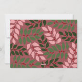 Foto - Grosses fröhliches Weihnachtsgebäck - Beere Feiertagskarte (Rückseite)