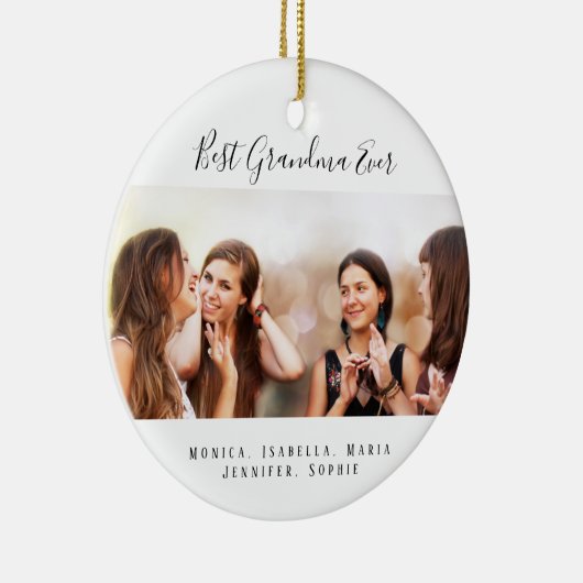 Foto Großmutter Keramik Ornament (Rechts)