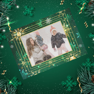 Foto Grün Gold Schneeglöckchen Weihnachten Weihnac