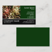 Foto - Grüne Decke - Faseroptik Visitenkarte (Vorne/Hinten)