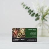 Foto - Grüne Decke - Faseroptik Visitenkarte (Stehend Vorderseite)