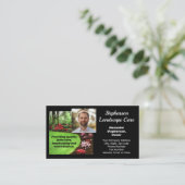 Foto Grüne Landschaft Pflegegeschäft Visitenkarte (Stehend Vorderseite)