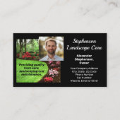 Foto Grüne Landschaft Pflegegeschäft Visitenkarte (Vorderseite)