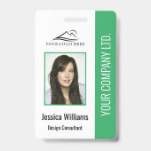 Foto "Grüne Mitarbeitersicherheit" für das Logo "B Ausweis (Front)