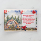 Foto-Gruß für Wasserfarbenspiele Karte (Innenseite)