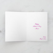 Foto-Grußkarte der Mutter Karte (Innenseite)