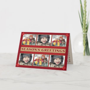 Foto-Grußkarte des Rotes 6 Feiertagskarte
