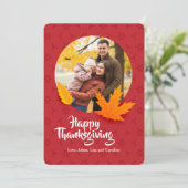 Foto-Grußkarte Einladung (Stehend Vorderseite)