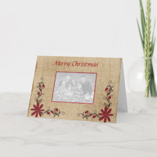Foto Grußkarte - Frohe Weihnachten