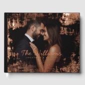 Foto Guest Book Romantic Elegante Foil Gästebuch (Vorderseite)