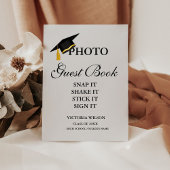 Foto Guest Book Sign, Abschluss Foto Gästebuch Sockelschild