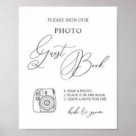 Foto Guest Book Sign Poster