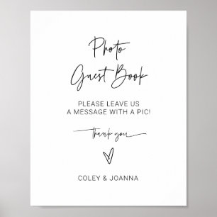 Foto Guest Book Sign Table Poster