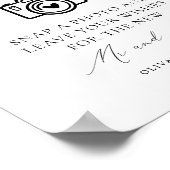 Foto Guest Book Wedding Poster (Ecke)