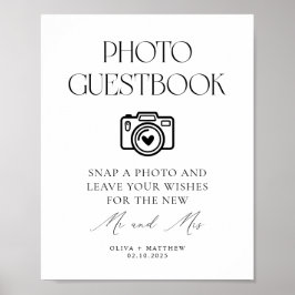 Foto Guest Book Wedding Poster