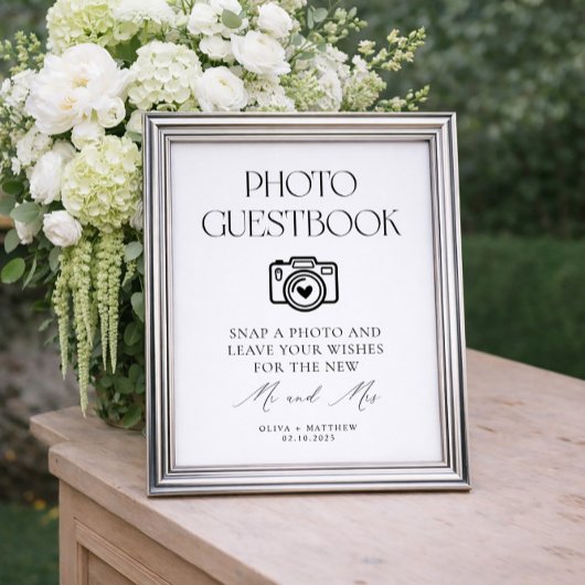 Foto Guest Book Wedding Poster
