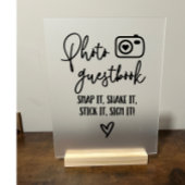 Foto Guestbook Acrylschild