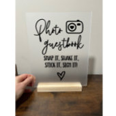 Foto Guestbook Acrylschild