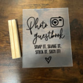 Foto Guestbook Acrylschild