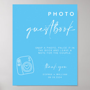 Foto Guestbook   Polaroid-Gästebuchzeichen für Hoc Poster