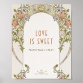 Foto Guestbook Sign William Morris Pattern Poster (Vorne)