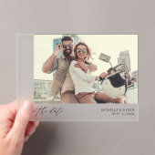 Foto H MOD Einfach Save the Date 1b Acryleinladungen (Insitu (Handheld))