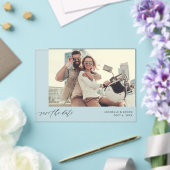 Foto H MOD Einfach Save the Date 1b Acryleinladungen (In Situ (Hochzeit))