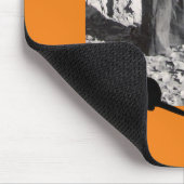 Foto Halloween Costumal Child Black Cats Orange Mousepad (Ecke)