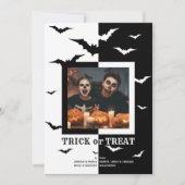 Foto Halloween Feiertagskarte (Vorderseite)