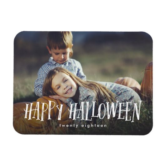 Foto Halloween Keepake-Geschenkmagnet Magnet (Horizontal)