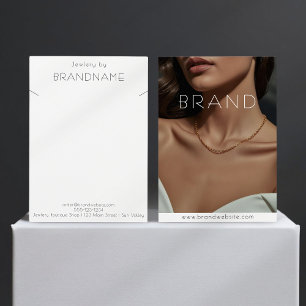 Foto Halskette Schmuckkarte