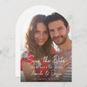 Foto - Handschrift Save the Date 3 Artikel Einladung (Vorne/Hinten)