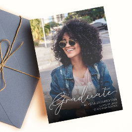 Foto & Handschrift Typografie Abschluss mit Ombre Einladung