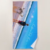 Foto Handtuch für Fotos und Text (Vorderseite)